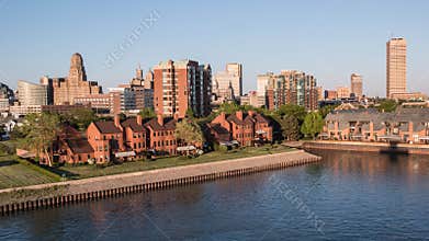 Bufflo New York Afternoon Skyline
