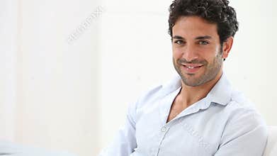 Smiling young man
