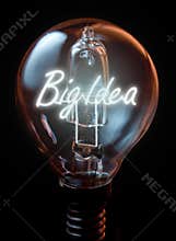 Big idea light bulb