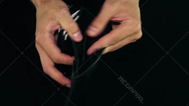 Leather Wallet Empty with No Money