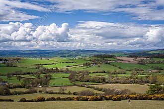 Rolling Farming Landscape in England