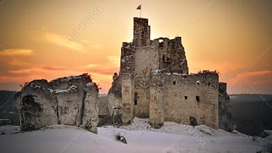 Mirow castle in Poland.