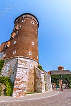 Krakow (Cracow)-Wawel Hill-Sandomierska Tower