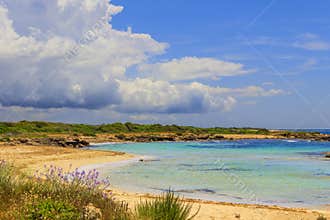 SUMMER Salento coast: Lido Marini beach (Lecce). ITALY (Apulia).