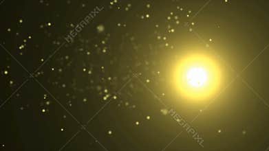 Magical particles. Open hands of a man. Holding, giving, reaching, taking concept.