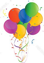 Holiday Vector Balloons 2