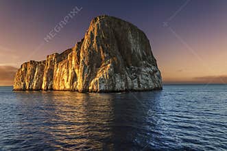 Kicker Rock at Sunset - Galapagos Islands