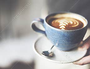 Coffee Cafe Caffeine Cappuccino Freshness Cup Concept