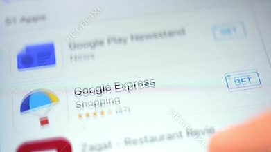 Google applications on iphone 6 display