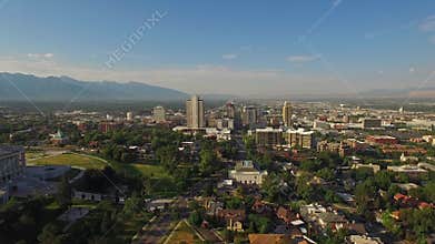 Aerial Utah Salt Lake City
