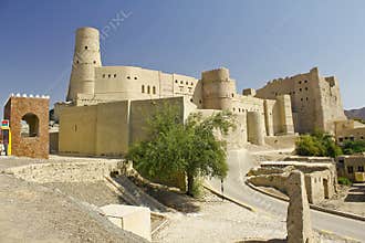 Nizwa Bahla Fort in Ad Dakhiliya, Oman.