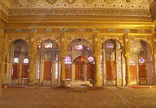 Maharajah room inside Mehrangarh Fort,Jodhpur