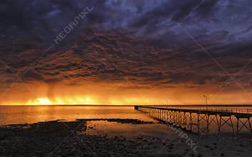 SA Sea Ceduna Storm High Sky