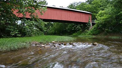 Hune Covered Bridge and Whitewater Loop
