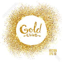 Gold club glitter background