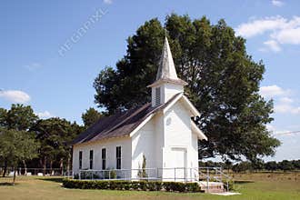 Small Rural Church in Texas