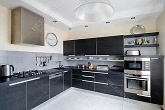 Interior of modern kitchen