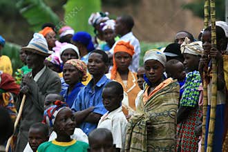 2nd Nov 2008. Refugees from DR Congo