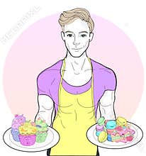 Attractive pastry