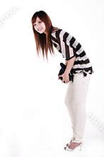 Chinese girl's portrait.