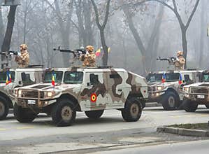 Military parade - hummer squad