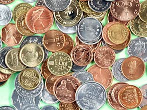 World currency coins