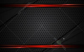 Abstract steel texture red metallic frame background sports design