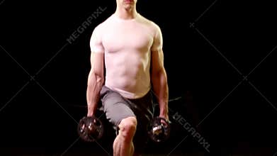 Weighted Lunge Exercise