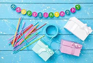 Colorful Happy Birthday background