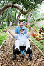 Disabled Senior - Fun