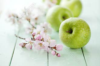 Green apples