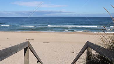 Quiaios beach view from the boardwalk