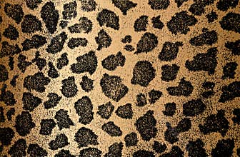 Distressed overlay texture of golden natural fur, grunge vector background