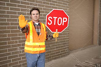Crossing Guard at School