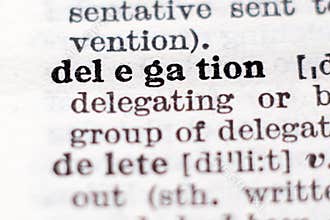 Definition of word delegation