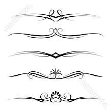 Decorative elements, border and page rules