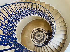 The sweeping Tulip Stairs are one of the original features of the Queenâ€™s House.