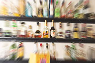 Bar blurred