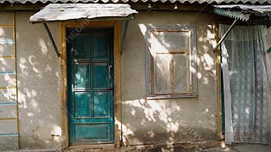 Atmospheric video footage of old countryside style house