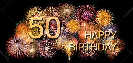 Congratulations  to the 50th happy birthday