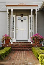 Exterior of a Front Door
