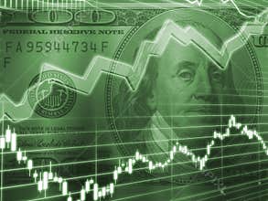 Stock market concept