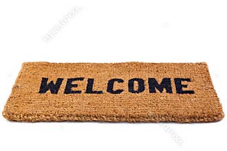 Welcome mat cut out