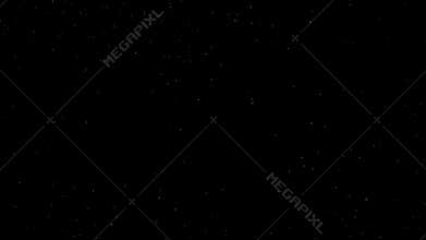 Flying dust particles in the air. Animated background. Seamless loop