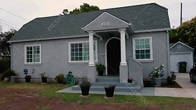 Exterior of a beautiful house in Los Angeles