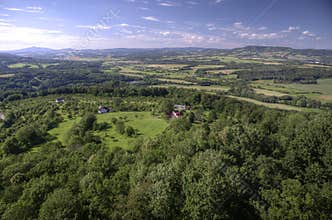 Landscape of Bohemian Paradise, Czech Republic