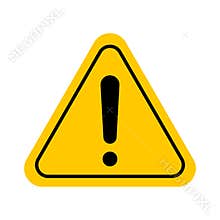 Caution sign or icon