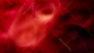 Steam flow magic fairy dust red abstract smoke