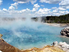 Hot spring in Yellowstone