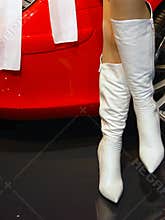 Feminine pair of legs